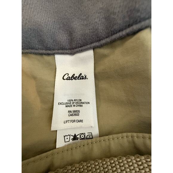 Cabela's Classic Fit Convertible Hiking Pants Nylon Tan Cargo Belted Sz 34x32 - Picture 7 of 9